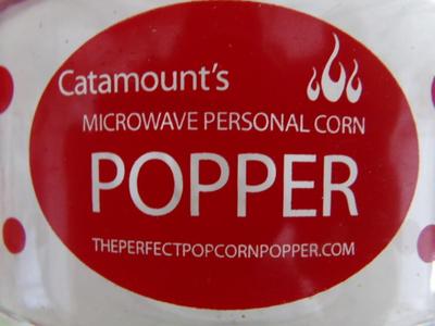 PopCorn anyone? Two corn popping device West Bend & Catamount’s microwave personal corn popper. Have it your way.