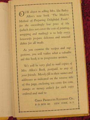 1927 copyright! “The Modern Method of Preparing Delightful Foods”