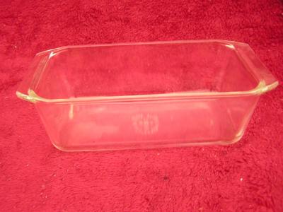 PAIR of PYREX bread baking dishes (pans) in very good condition.