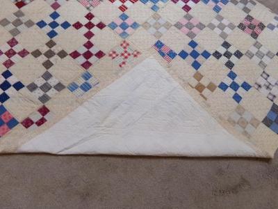 Hand crafted bed quilt old school workmanship & fine hand stitching.