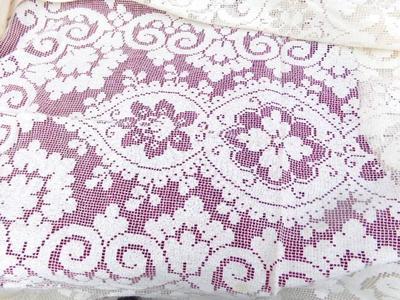 A collection of hand crafted items. Crocheted and embroidered items.