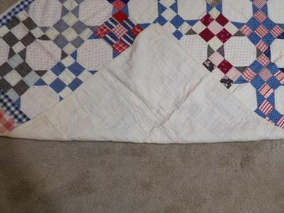 BABY QUILT a very desirable example of old school craft work.