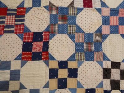 BABY QUILT a very desirable example of old school craft work.