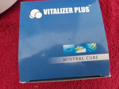 Vitalizer Plus water enrichment kit. Looks good, clean. w/extras.