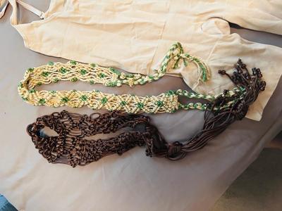 WOMENS UNDER GARMENTS AND WRAP AROUND BELTS