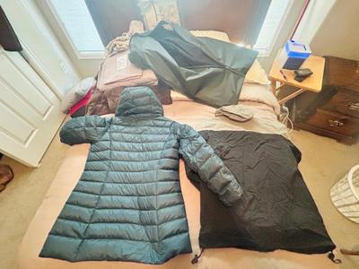 LADIES LARGE EDDIE BOWER COAT AND LANDS END SIZE SMALL