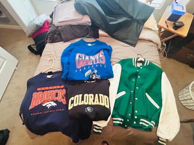 HIGHLAND LETTERMAN’S JACKET READY FOR LETTERS, CU AND BRONCOS SWEATSHIRTS