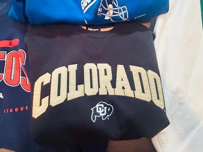 HIGHLAND LETTERMAN’S JACKET READY FOR LETTERS, CU AND BRONCOS SWEATSHIRTS