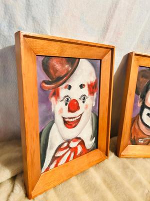 HAND PAINTED CLOWNS BY LIAM WILSON