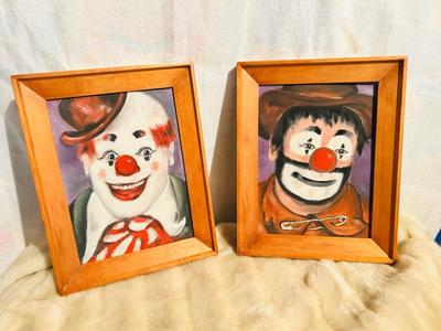 HAND PAINTED CLOWNS BY LIAM WILSON