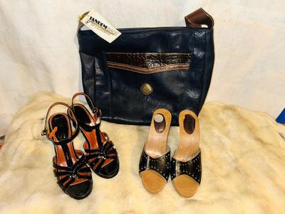 NEW TANDEM OF CALIFORNIA HAND BAG & WOMENS SHOES