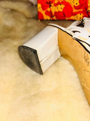 VINTAGE LADIES SHOES AND CLUTCH