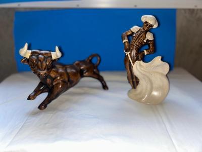 BULL FIGHTER AND BULL