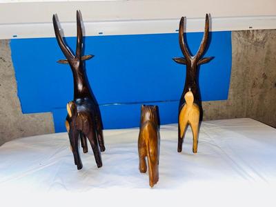 HAND CARVED WOODEN CRITTERS