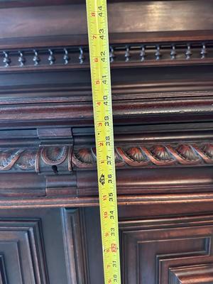 Antique French Renaissance Revival Walnut Buffet, 19th Century