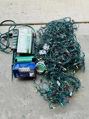 HOLIDAY NET LIGHTS, OUTDOOR STAKE TIMER AND MORE!
