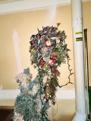 CHRISTMAS SWAG, TREE, AND MORE!