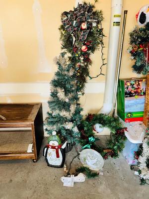CHRISTMAS SWAG, TREE, AND MORE!