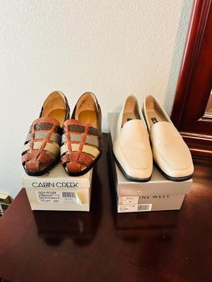 WOMEN’S CABIN CREEK AND NINE WEST CASUAL SHOES