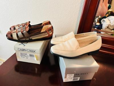 WOMEN’S CABIN CREEK AND NINE WEST CASUAL SHOES