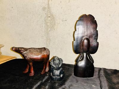 HAND CARVED IN FREE TANGANYIKA