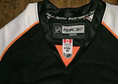 Authentic New Reebok Center Ice Clark Giroux Philadelphia Flyers NHL Jersey Sz 48