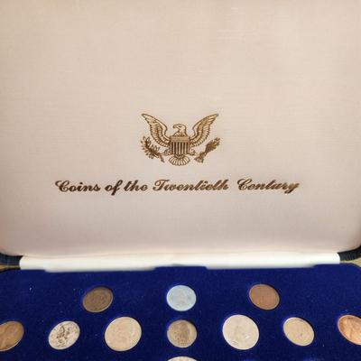United States Coins of the 20th century in Case Many Silver