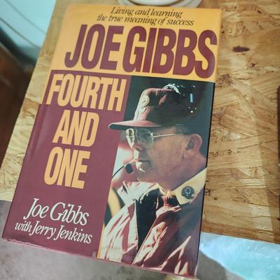 Washington Redskins NFL Memorabilia Pins, Joe Gibbs Book, Monopoly, Cooler, Bank, Gym Bag and More