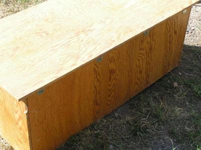 KIDS TOY BOX - OR storage for whatever. Very well built. Hinged lid,
