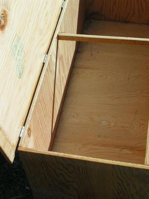 KIDS TOY BOX - OR storage for whatever. Very well built. Hinged lid,