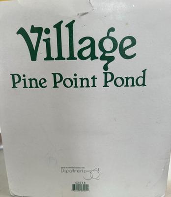 Dept 56 Village Pine Point Pond w Box