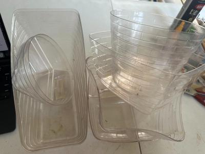Longaberger Basket Plastic Liners 6 Different