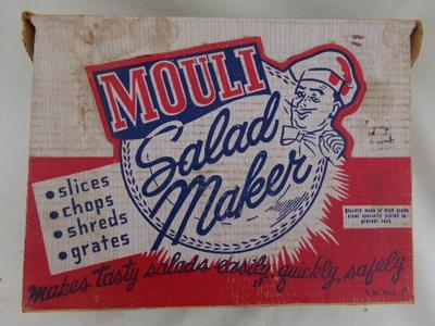 Classic/.VTG MOULI - Before Veg-O-Matic, Salad Shooter & Zip Codes