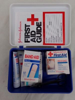 First Aid kit, looks like new/unused.