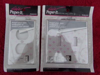 Paper-It outlet & switch cover plates. Customize-able wall cover plates