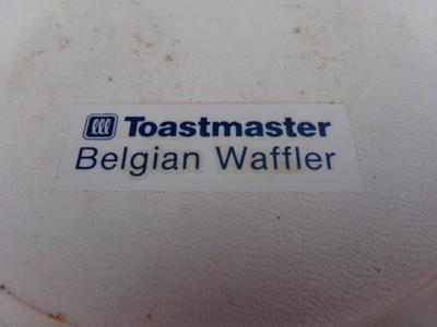 Toastmaster electric Belgian waffle maker.