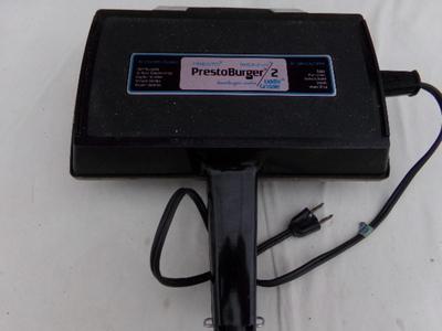 PrestoBurger/2 "Liddle Griddle" hamburger cooker. For burgers+more