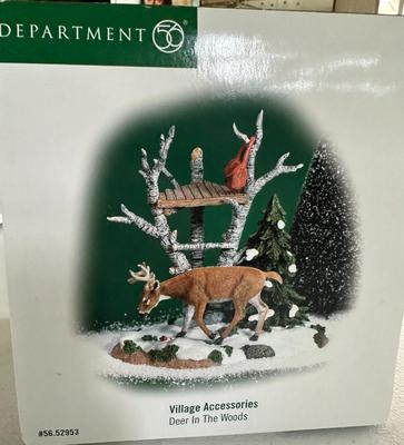 Department 56 Village Accessories "Deer In The Woods"