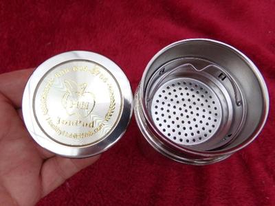 Healthy Habits Ion Pod water improvement container, stainless steel