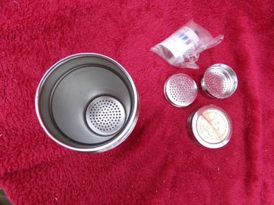 Healthy Habits Ion Pod water improvement container, stainless steel