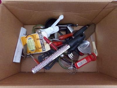 And another box of kitchen tools & implements.