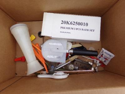 Yet another box of kitchen utensils & tools.