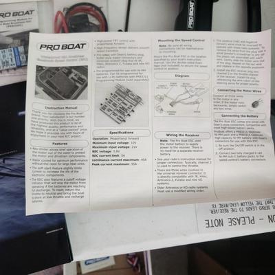 Pro Boat Blackhawk 26 R/c with controller and parts.