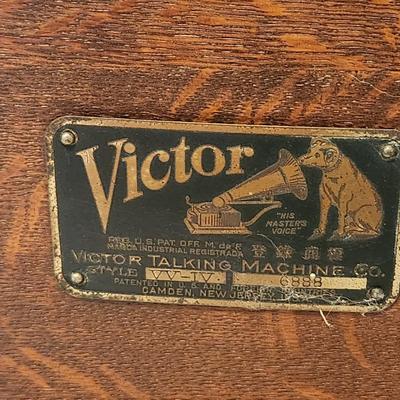 Victor Talking Machine VV-IV 6888 Phonograph Record Player Tested Working