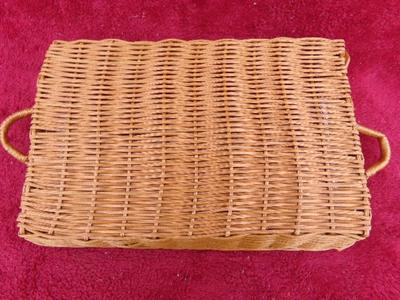 Classic VTG NEW IN BOX Jeannette Baking dish“Wickerware” 3 qt. dish