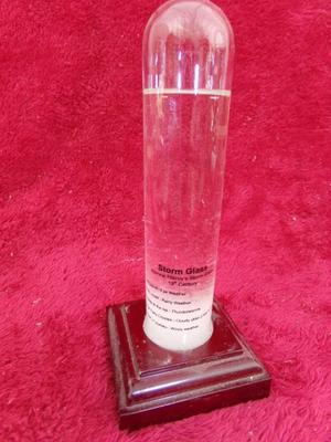 19th Century tech. Admiral Fitzroy’s Storm Glass. Weather forecasting device.