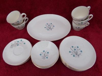 VTG partial set of nice china, not labeled.