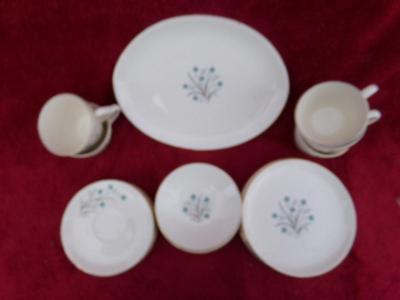 VTG partial set of nice china, not labeled.