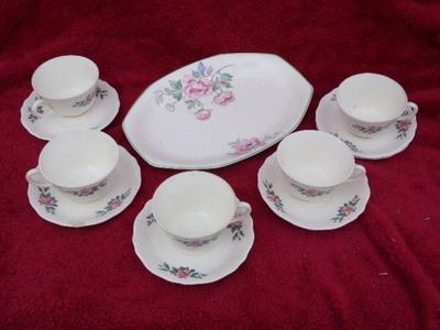 VTG/antique Homer Laughlin china coffee set Goes nicely w/lot #420