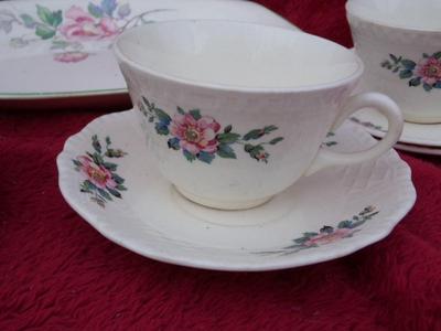 VTG/antique Homer Laughlin china coffee set Goes nicely w/lot #420